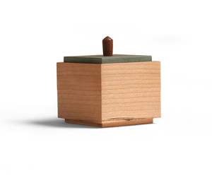 Grande boîte à cadeaux et bijoux en bois massif avec finition polie pour la décoration de Noël à la maison et le rangement essentiel - Product Image 2