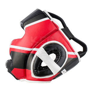 Stylish Premium Quality Leather Portable Long Lasting <b>Training</b> <b>Head</b> Guard for Boxing Kickboxing and Martial Arts Practice - Product Image 4