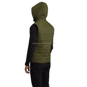 Chaleco Reversible para Hombre Estilo Urbano, Cortavientos, Sin Mangas, Chaqueta de Invierno Transpirable con Cremallera, Personalizable OEM - Product Image 4