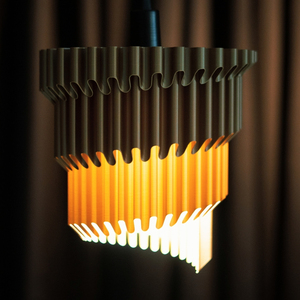 Lámpara de araña LED de estilo americano moderno hecha a mano, pantalla colgante de diseño de despliegue colorido para iluminación interior de sala de estar - Product Image 3