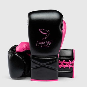 Precio al por mayor por encargo Fly Super Loop MMA Guantes de cuero original con logotipo personalizado Nuevos guantes de boxeo de entrenamiento de lucha - Product Image 1