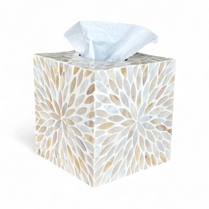 Caja de Pañuelos Clásica Hecha a Mano con Incrustaciones de Nácar, Caja Decorativa de Lujo para el Hogar, Procedente de Vietnam - Product Image 2