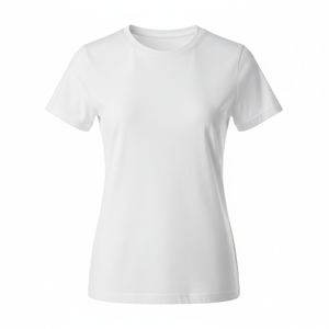 T-shirts pour femmes Tops décontractés d'inspiration luxueuse Manches courtes Tissu en coton lisse Sensation premium Port quotidien contemporain - Product Image 4