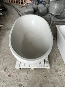 Chuyên nghiệp xi măng chất lượng tốt Thêm lớn vuông bệ bồn tắm Nhà cung cấp Nhà máy thời trang trong nhà bồn tắm - Product Image 6