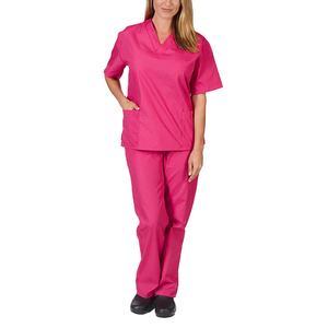 Tenues médicales professionnelles à col en V pour femmes, ensembles d'uniformes d'hôpital avec deux poches avant, ensembles de blouses d'infirmière 2026 - Product Image 5
