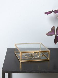 Boîte à bijoux personnalisée en métal et en verre adaptée aux besoins de rangement personnels et au style de décoration intérieure - Product Image 5