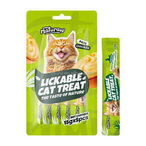 Barritas <span class=keywords><strong>de</strong></span> Salmón para Gatos, Refuerzo Inmunológico, Sin Granos, con Pollo, Pato y Atún, Puré para Gatos, Snack Portátil, Premios para el Entrenamiento <span class=keywords><strong>de</strong></span> Gatos - Product Image 3