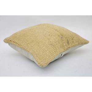 Almohada de retazos Kantha de lana Beige, cojín decorativo de 12x12 pulgadas, tejido bordado, estampado Vintage, cuadrado, portátil, suelo de cama - Product Image 5