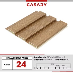 ผนังและฝ้าเพดานแผ่นกันไฟกันความชื้นไฟเบอร์ถ่านไม้ไผ่สไตล์มินิมอลแผ่นพีวีซีติดผนัง - Product Image 3