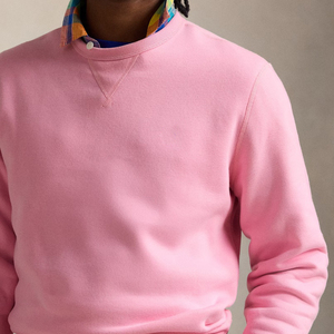 Venta al por mayor 100% de algodón de peso pesado de gran tamaño Sudadera de cuello redondo de alta calidad de los hombres de tela polar diseño personalizable - Product Image 4