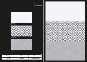 classic modern 300x600mm ceramic wall <b>tiles</b> for bathroom kitchen glossy matt sugar carving finish interior wall design lux - Product Image 4