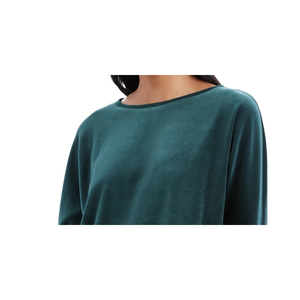 Maglione da Donna Charter Club Taglia Grande in Velluto Verde Scuro con Maniche Annodate - Product Image 2