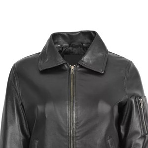 แจ็คเก็ตหนังผู้หญิงแบบใหม่ ราคาขายส่ง คุณภาพสูง ดีไซน์ OEM ทรงเข้ารูป ทันสมัย หนังแท้ ราคาประหยัด - Product Image 3