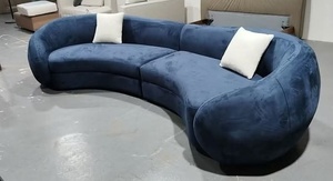 DREAMLIKE Canapé sectionnel italien moderne et minimaliste en tissu pour hôtel appartement de luxe avec de grands petits espaces Design à rangée droite - Product Image 4