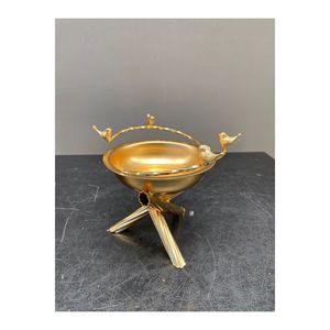 Cuencos de cerámica de diseño elegante Meridyen Kuşlu Pirinç Çerezlik para servir y exhibir - Product Image 2