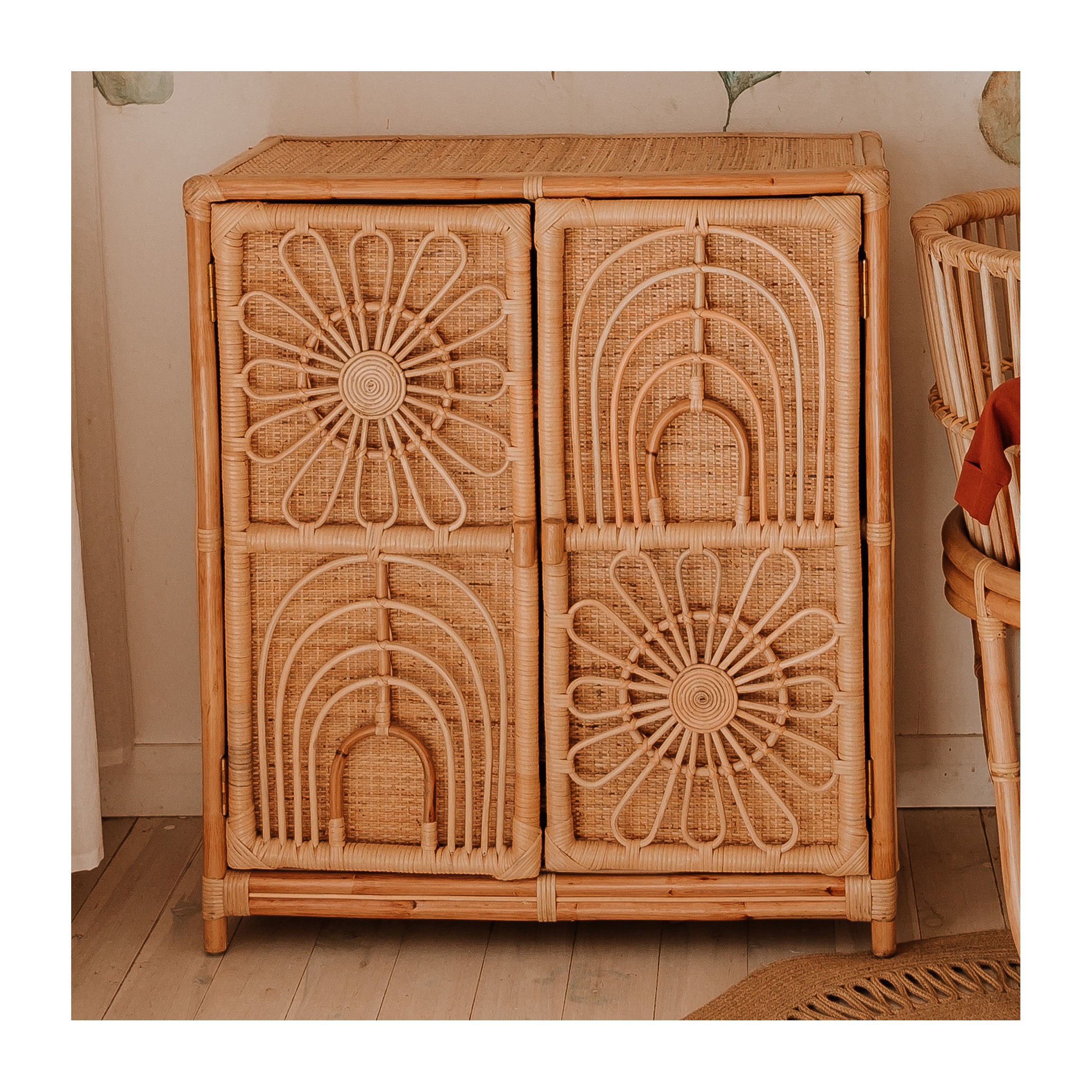 Шкаф для хранения детской одежды, детская мебель для спальни, домашний декор, интерьерная мебель из ротанга, шкафы