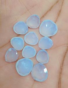 Amazing Blue Calcy Slice Cut Stone Fabrication de pierres précieuses en vrac pour pendentifs Bijoux faits à la main - Product Image 1