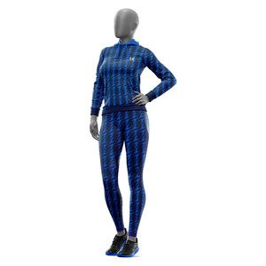 Conjunto Deportivo de Invierno para Mujer, Personalizado, 100% Poliéster, Cortavientos, de Secado Rápido, Transpirable, Sudadera con Capucha - Product Image 2