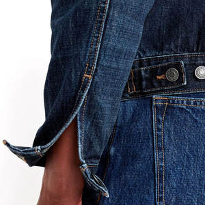 Nouvelle veste en jean en jean pour hommes à la mode en gros pour la saison automne-hiver pour hommes - Product Image 6