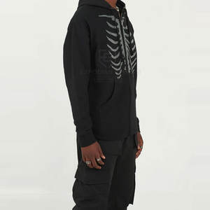 Best 100% Cotton <b>Rhinestone</b> <b>Hoodies</b> for Men-Winter Solid Color Lightweight Breathable Eco-Friendly Fleece - Product Image 4