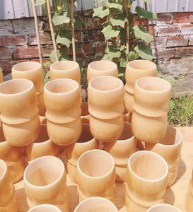 Taza de Bambú Natural Sólido para Agua y Bebidas, Vaso de Bambú Hecho a Mano en Vietnam - Product Image 3