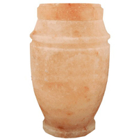 Urnes biodégradables sculptées à la main en fleurs de sel rose de l'Himalaya 100 % naturel, les plus vendues, fabricant et grossiste de pots à cendres