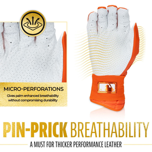 Gants de frappe de baseball NewStyle en cuir premium, couleur et logo personnalisables, fermeture auto-agrippante, durables et écologiques - Product Image 4