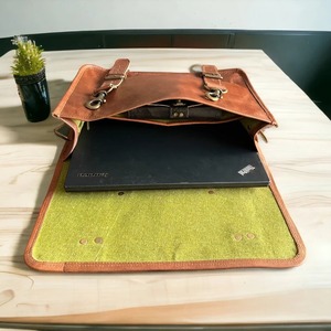 Sac de messager en cuir véritable unisexe fait à la main porte-documents de style vintage avec logo personnalisé pour ordinateur portable voyage Duffles personnalisé - Product Image 3