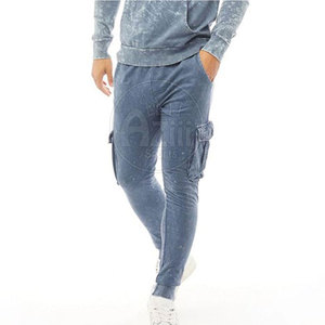 Survêtement d'hiver léger et personnalisable pour hommes, avec capuche, en coton 100% respirant, effet délavé, idéal pour les loisirs et l'activité physique. - Product Image 3