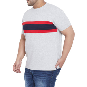 Camiseta gruesa de talla grande de algodón en blanco hecha a medida, camiseta de peso pesado con estampado personalizado para hombre - Product Image 4