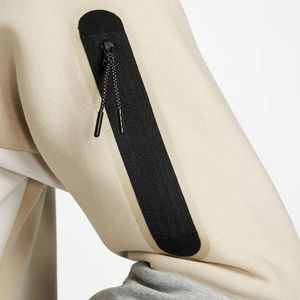 Conjunto de lana de tecnología neutra para hombre, Sudadera con capucha de bloque de color de calidad superior, chándales ajustados de rendimiento para hombre - Product Image 5