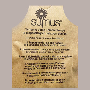 Biopaletta 50 sacs à déchets pour chiens 20x14 cm pour la marche des animaux de compagnie Pack de sacs à dos pour animaux de compagnie - Product Image 2