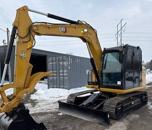 Mini-excavatrice Cat 307.5 d'occasion en excellent état, prête à l'emploi, machine de construction hydraulique sur chenilles avec composant moteur essentiel - Product Image 2