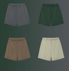 Ensemble de survêtement décontracté pour homme, hiver 2026, sweat-shirt à capuche et short, vente en gros, logo personnalisé, 100% coton, respirant, jogging - Product Image 6
