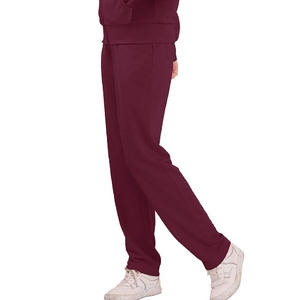OEM personnalisé femmes 2 pièces à manches longues sweatsuit automne hiver sports survêtement décontracté imprimé capuche motif solide respirant - Product Image 4