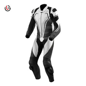 Vente en gros de combinaisons de moto en cuir de vachette véritable personnalisées vêtements de sport de course automobile confortables, respirants et imperméables pour hommes - Product Image 1
