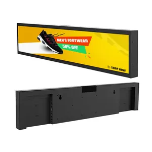 24 Inch Stretched Bar LCD for Advertising in Public Transport