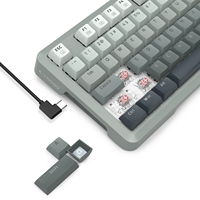 Clavier de jeu mécanique à déclenchement rapide 8k Taux de rapport Joint d'axe magnétique Bouton d'échange à chaud Contrôle Clavier mécanique filaire
