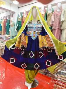 Mariage nuptial traditionnel de qualité supérieure Afghan Kuchi dentelle brodée légère 2 pièces longue robe pantalon ensembles OEM - Product Image 5