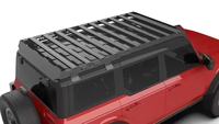 LUMA Kit de galerie de toit et échelle en alliage d'aluminium noir pour Bronco 2021-2024 2-4 portes avec une capacité de charge de 100kg