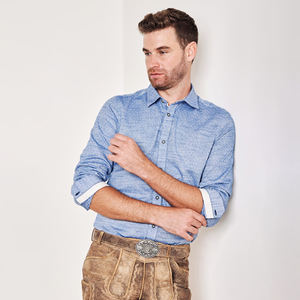 ชุดเดรสบาวาเรียของผู้ชายเสื้อโพลีเอสเตอร์แขนยาวมีสไตล์ - Product Image 4