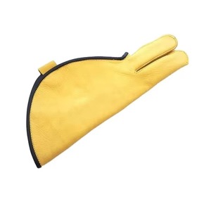 High Quality Falconry Gloves Leather Soft Animal <b>Trap</b> Gloves with Soft Fleece Lining and Suede with Custom logo Printed Oem ODM - Product Image 6