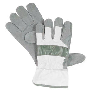 Gants de sécurité ajustables en cuir de vache véritable du Pakistan, résistants à la chaleur, anti-coupure, antistatiques et réduisant les chocs, avec protection Kevlar pour la soudure - Product Image 5