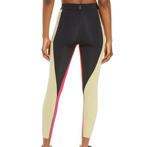 Leggings de yoga avec logo personnalisé imprimé, taille élastique, vente directe d'usine, vêtements de sport, service OEM. - Product Image 4