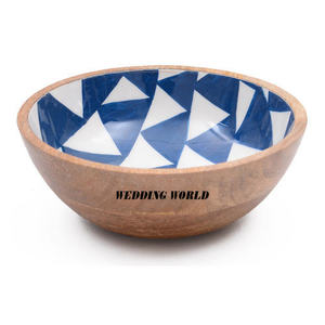Mango Wood Round Shape <b>Chocolate</b> Bowl Customized Color Designer Sweet Bowl <b>Ramadan</b> Table Decoration Wood <b>Chocolate</b> Bowl - Product Image 5