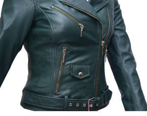 Chaquetas de Cuero Genuino Personalizadas de Nueva Llegada al por Mayor a un Precio Razonable, Chaquetas de Cuero para Mujer Fáciles de Usar - Product Image 4