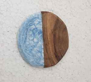 Ocean Wave Resin <b>Wood</b> Joint Handmade Eco-Friendly Reusable <b>Table</b> Top Coaster High Quality <b>Mats</b> & Pads Export Quality Coasters - Product Image 6
