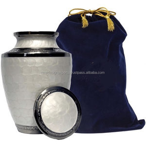 Urna de cremación para cenizas de humanos, urna funeraria de cremación hecha a mano con elegantes acabados para Honor y recuerdo de su ser querido - Product Image 3