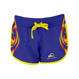 Short de basket-ball en polyester personnalisé pour hommes, design de rue unique, short de sport à la mode en tricot avec cordon de serrage par sublimation - Product Image 1