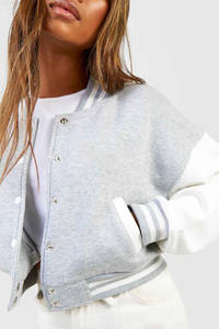 Veste de baseball de haute qualité, vente chaude 2024, veste de baseball pour femmes, veste en laine avec manches en cuir, patch en chenille avec lettres - Product Image 5